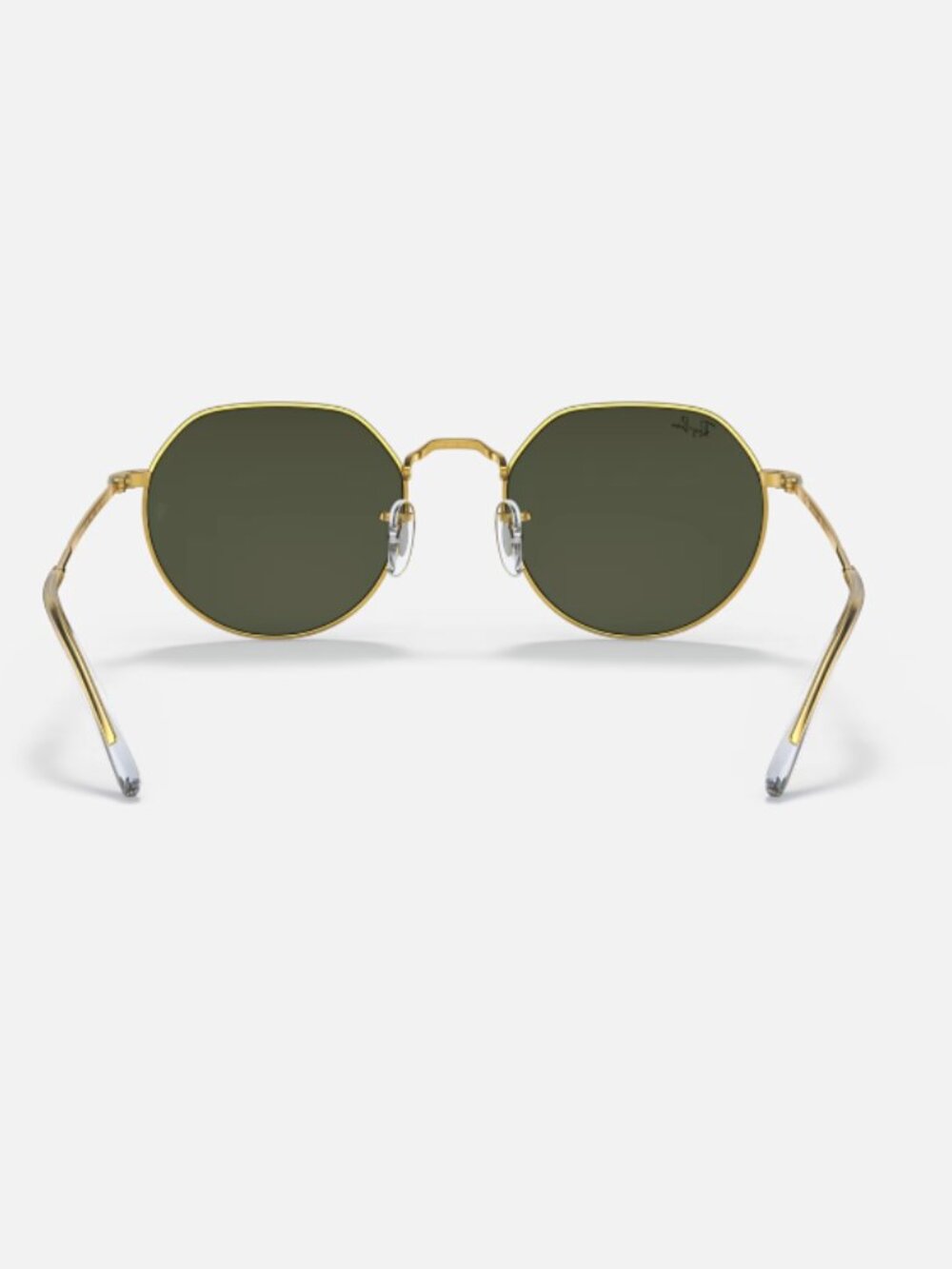 Ray-Ban Jack Sunglasses in Gold/Green - Picture 3 of 5